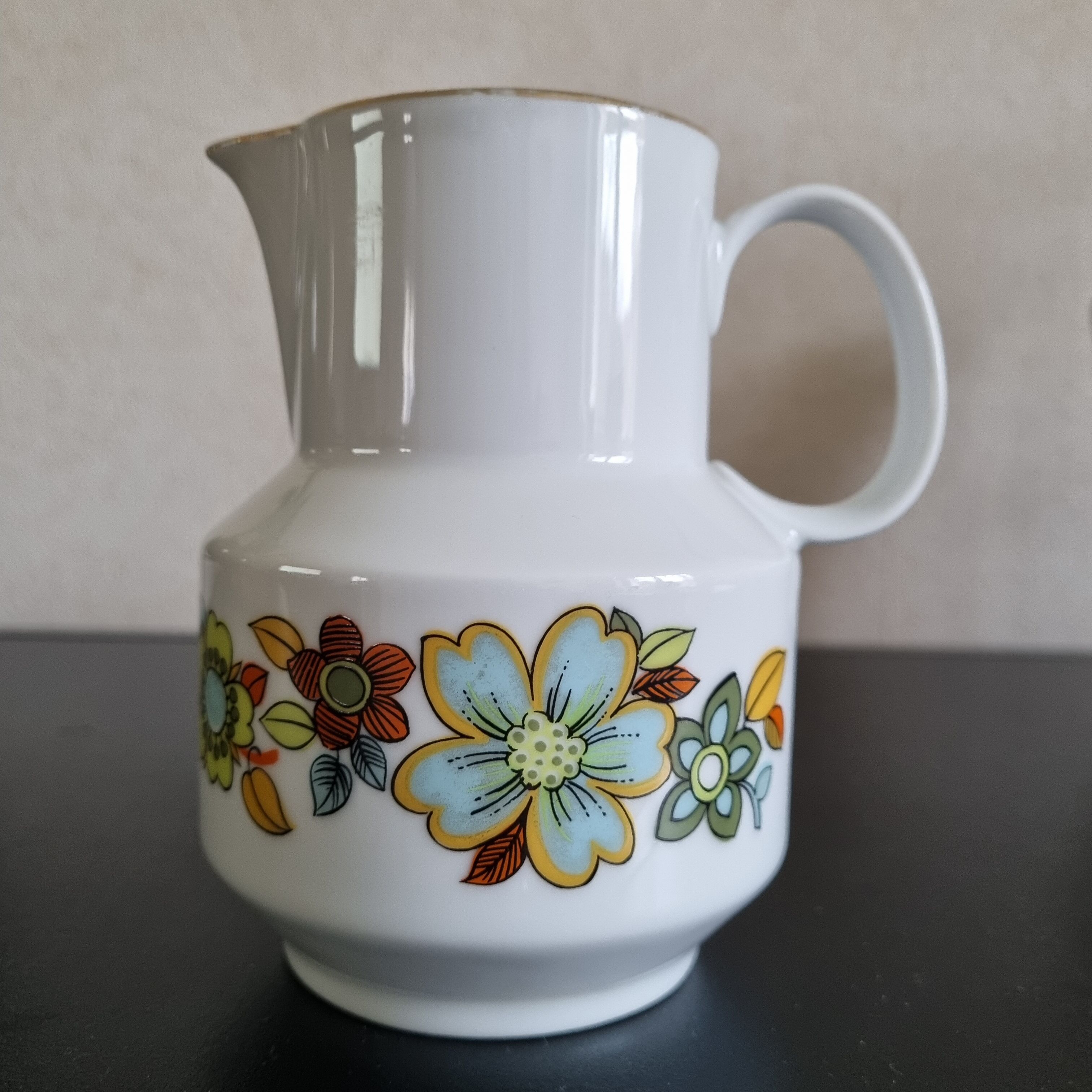 Vintage pitcher porcelain Bavaria 70s