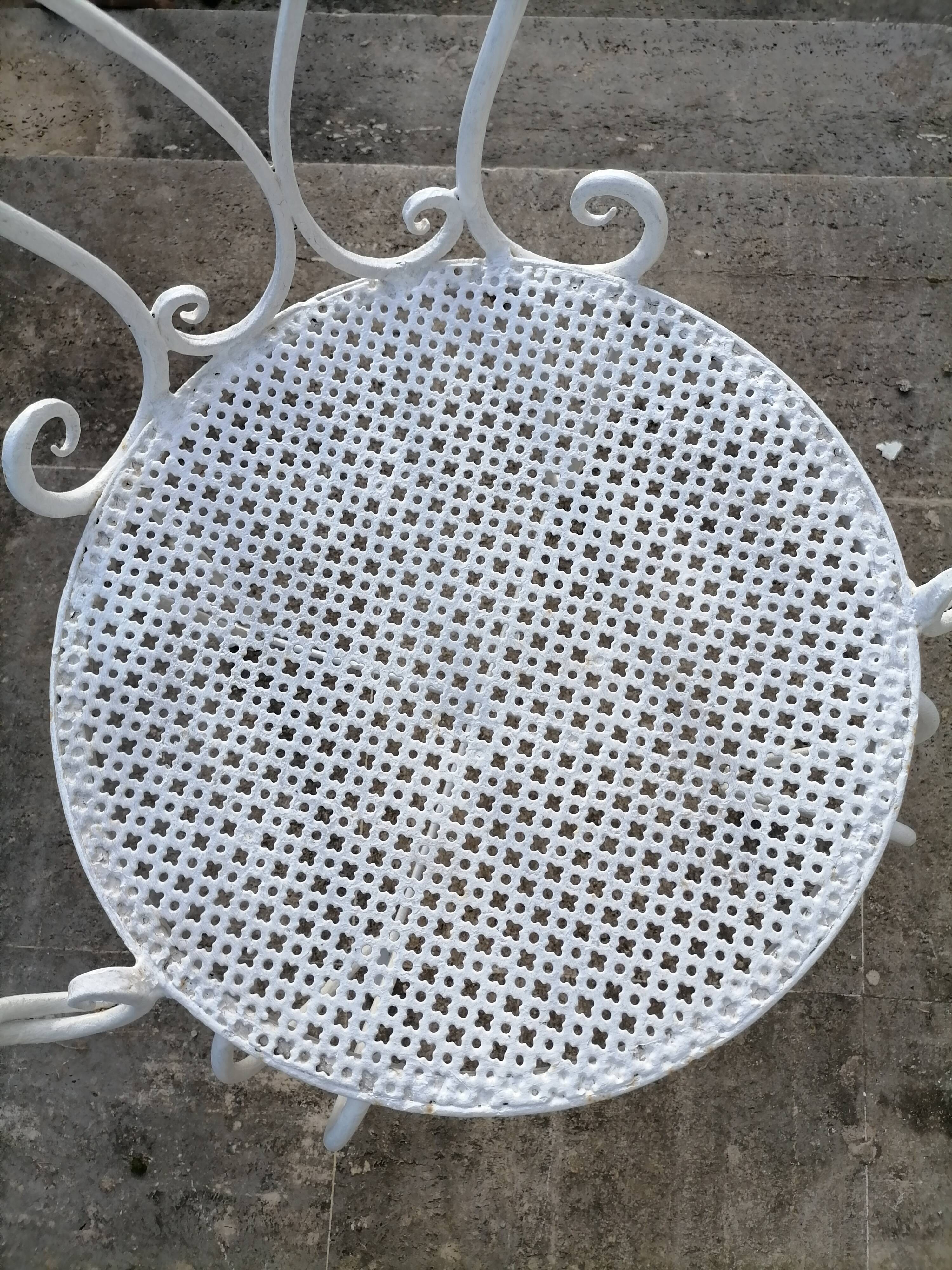 Living room wrought iron garden