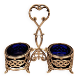 Saleron double Christofle en métal argenté