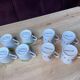 Lots de 8 tasses café vintage 70’s porcelaine