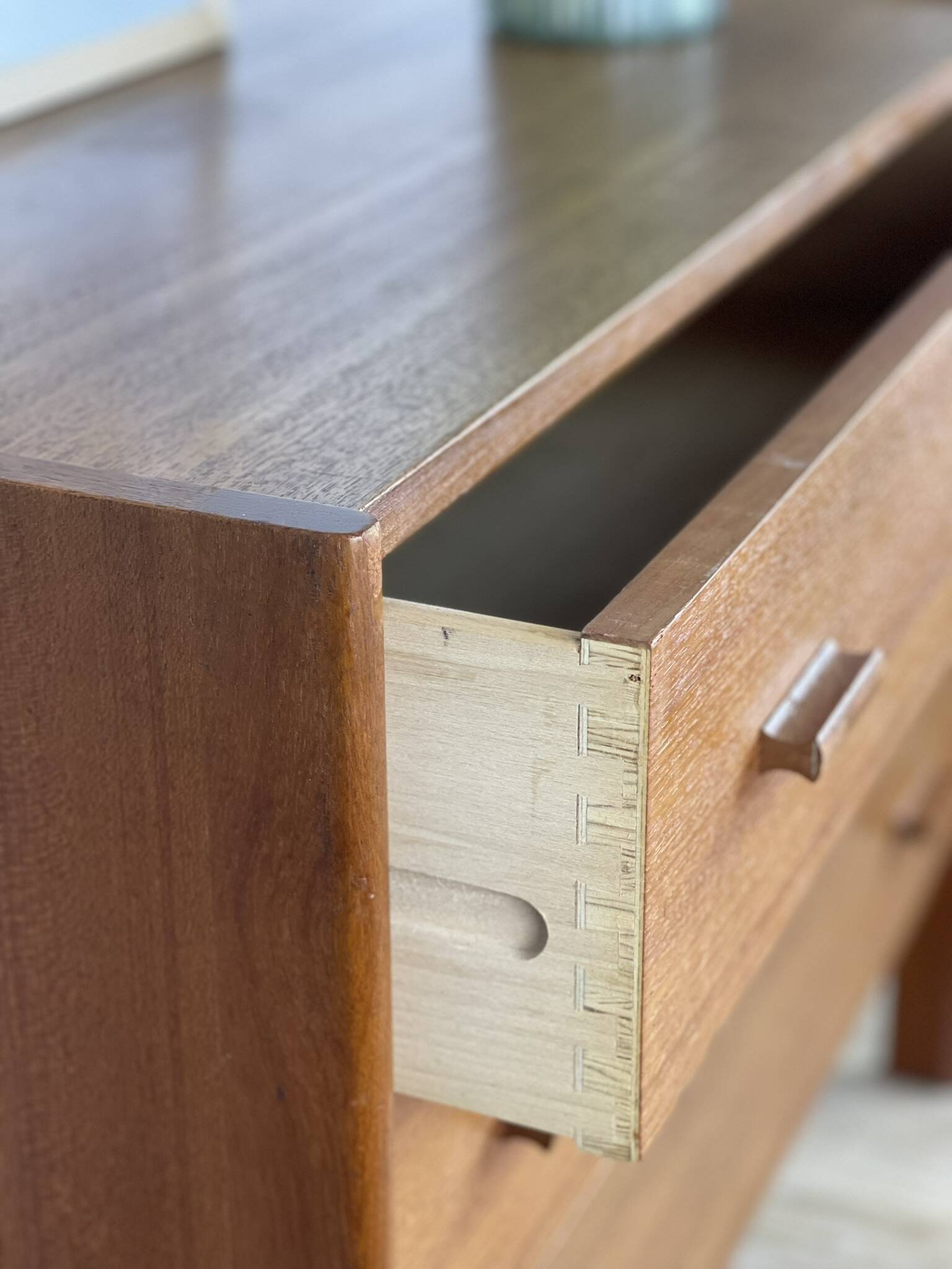 Scandinavian teak chest of drawers