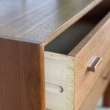 Scandinavian teak chest of drawers