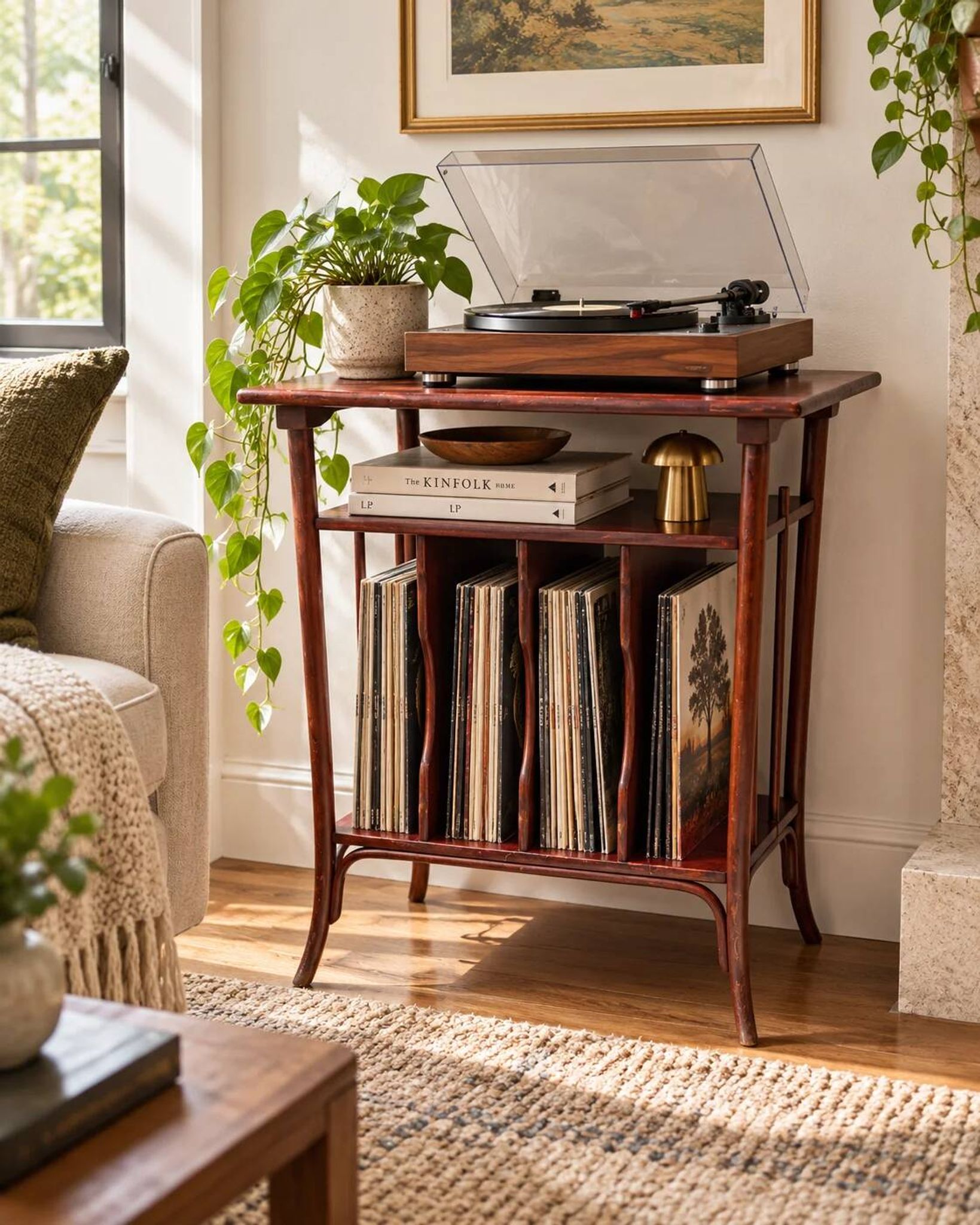 Rare Thonet Wien music table circa 1900 – wooden sheet music holder