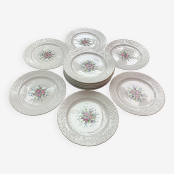 Bavaria floral dessert plates