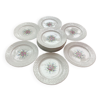 Bavaria floral dessert plates