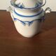Sucrier porcelaine Paris bleue