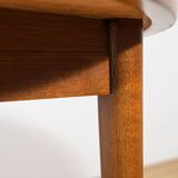 Mid-Century Round Teak Dining Table by Nils Jonsson for Hugo Troeds, Sweden