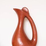 Artisanal terracotta pitcher
