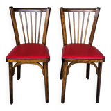 Pair of bistro chairs model # 153 by Baumann, circa 50/60