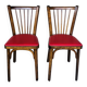 Pair of bistro chairs model # 153 by Baumann, circa 50/60