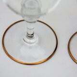Pair of baccarat crystal glasses model mahora
