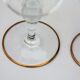 Pair of baccarat crystal glasses model mahora
