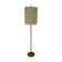 Lampadaire en métal coloré de laiton de cru