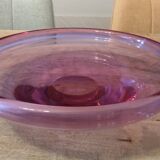 coupe en verre soufflé dans le style Murano