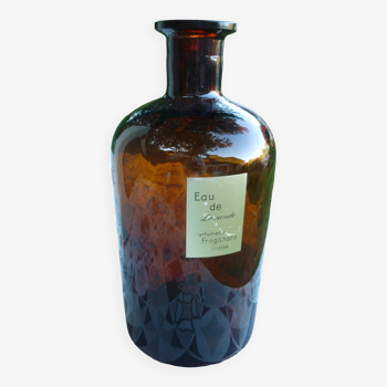 Bouteille ambrée de la Parfumerie Fragonard 2,8 L