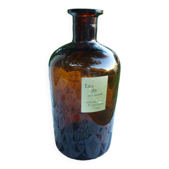 Bouteille ambrée de la Parfumerie Fragonard 2,8 L