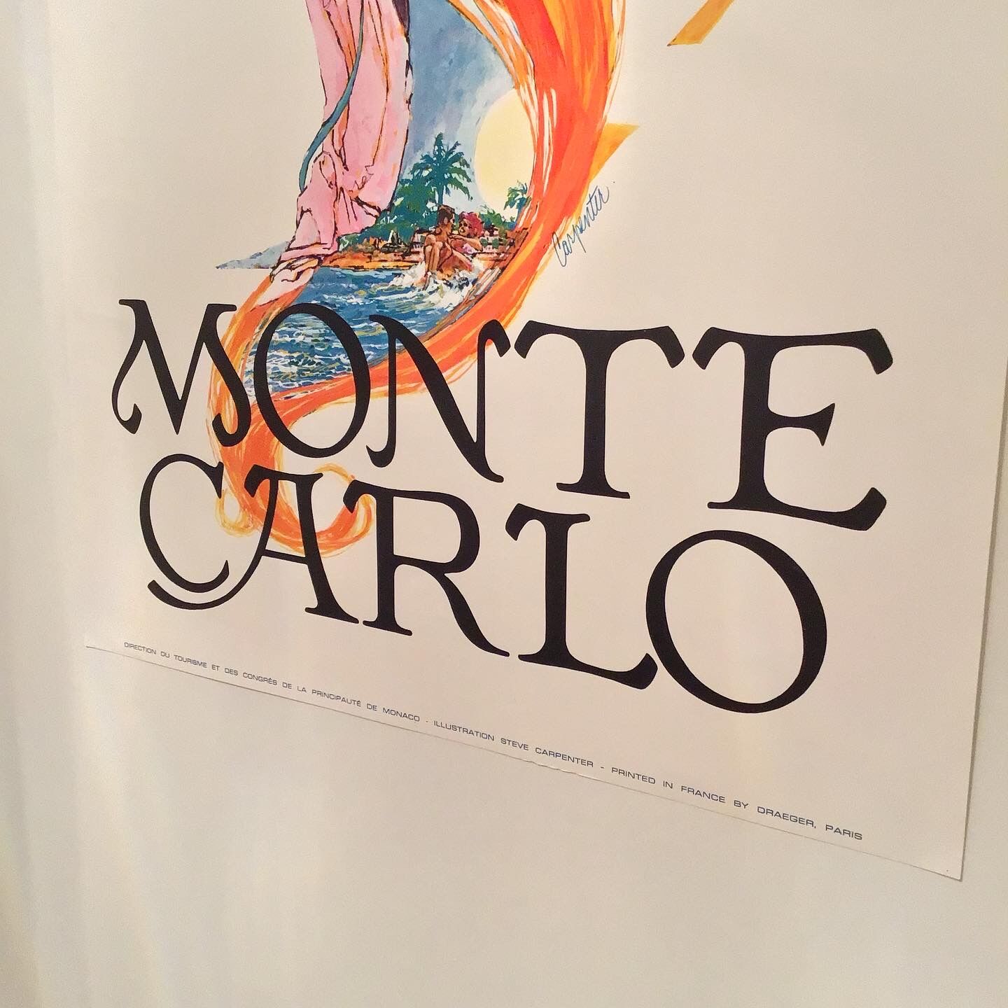 Old Monte Carlo poster