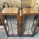Asian Chinese walnut and lacquered showcase