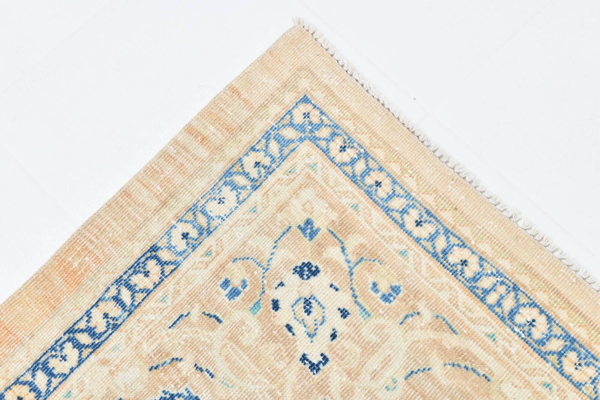 9x12 Salmon Pink Blue Classic Antique 56s Persian Rug, 289x376Cm