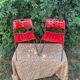 Omstak chair by Rodney Kinsman, vintage red metal.