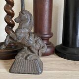 Metal lamp, fabric cable 2M, cotton shade