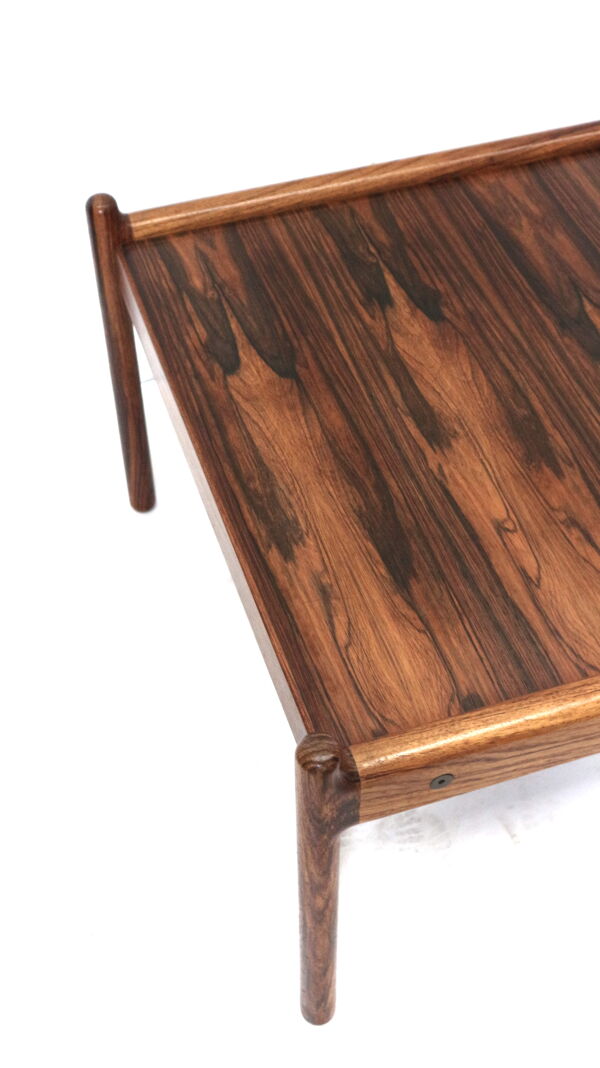 Table basse vintage en palissandre de C.F. Christensen Silkeborg fabriquée dans les années 1960