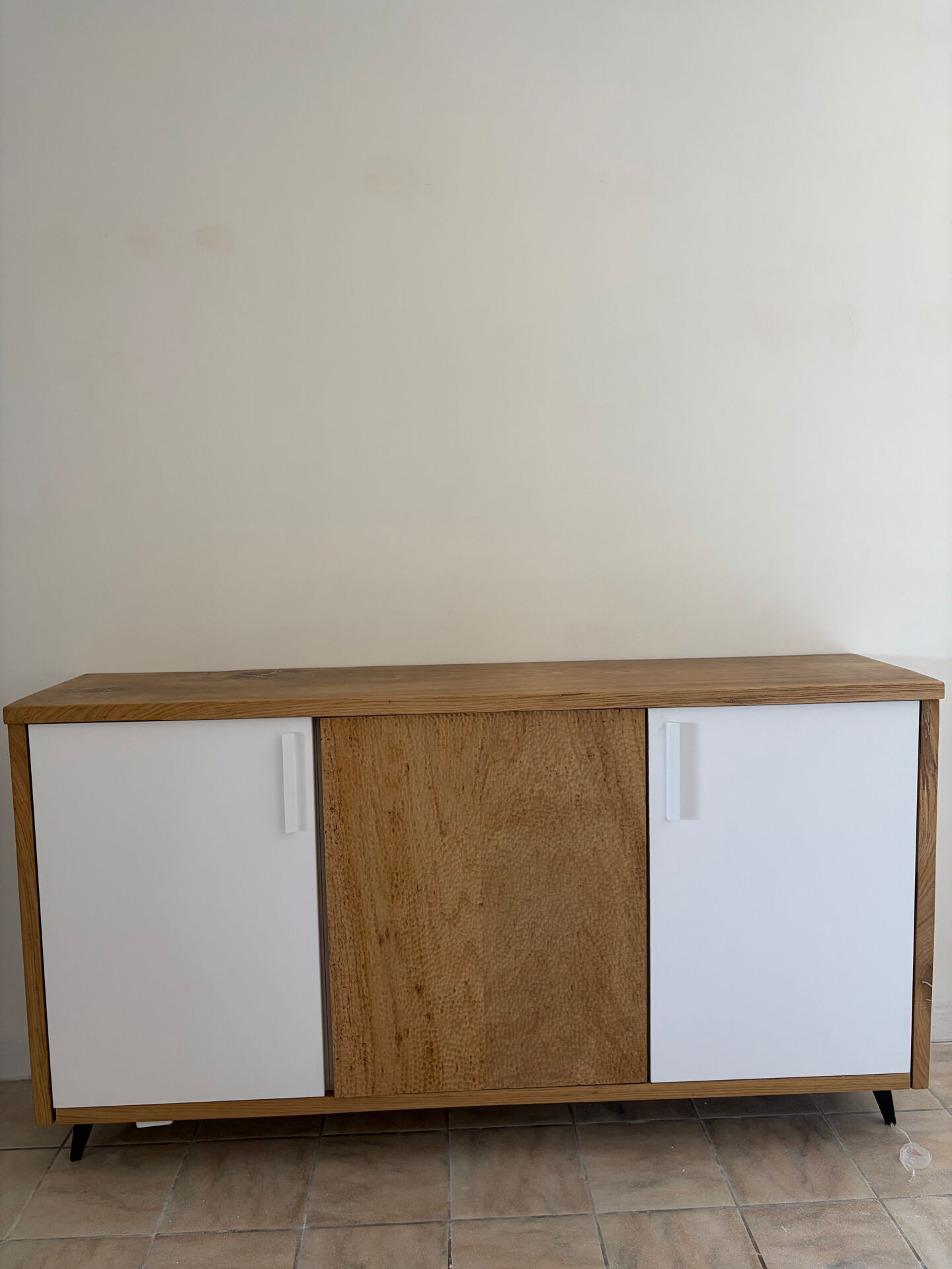 3-door solid oak sideboard