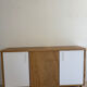 3-door solid oak sideboard