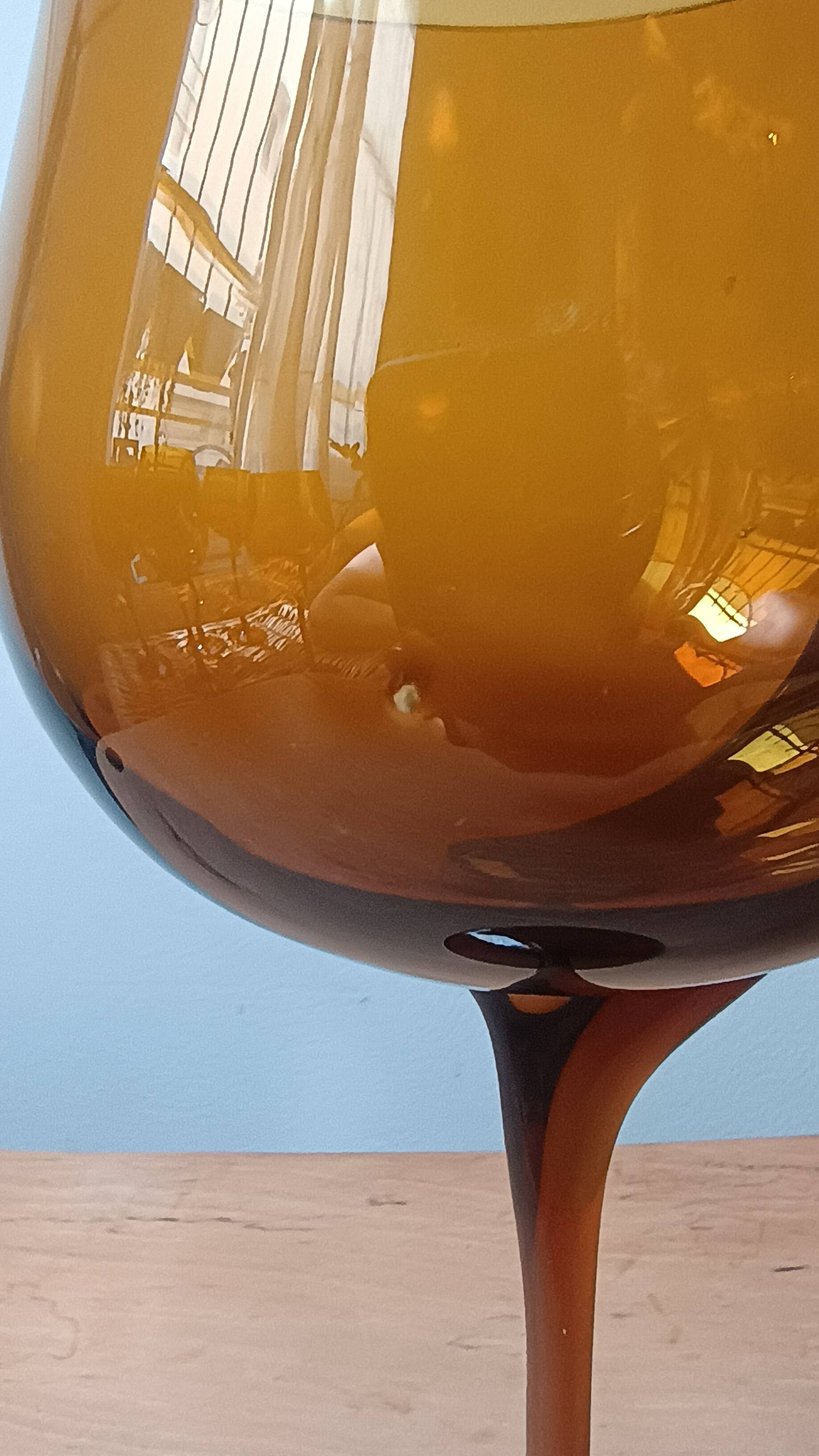Verres à pieds design vintage