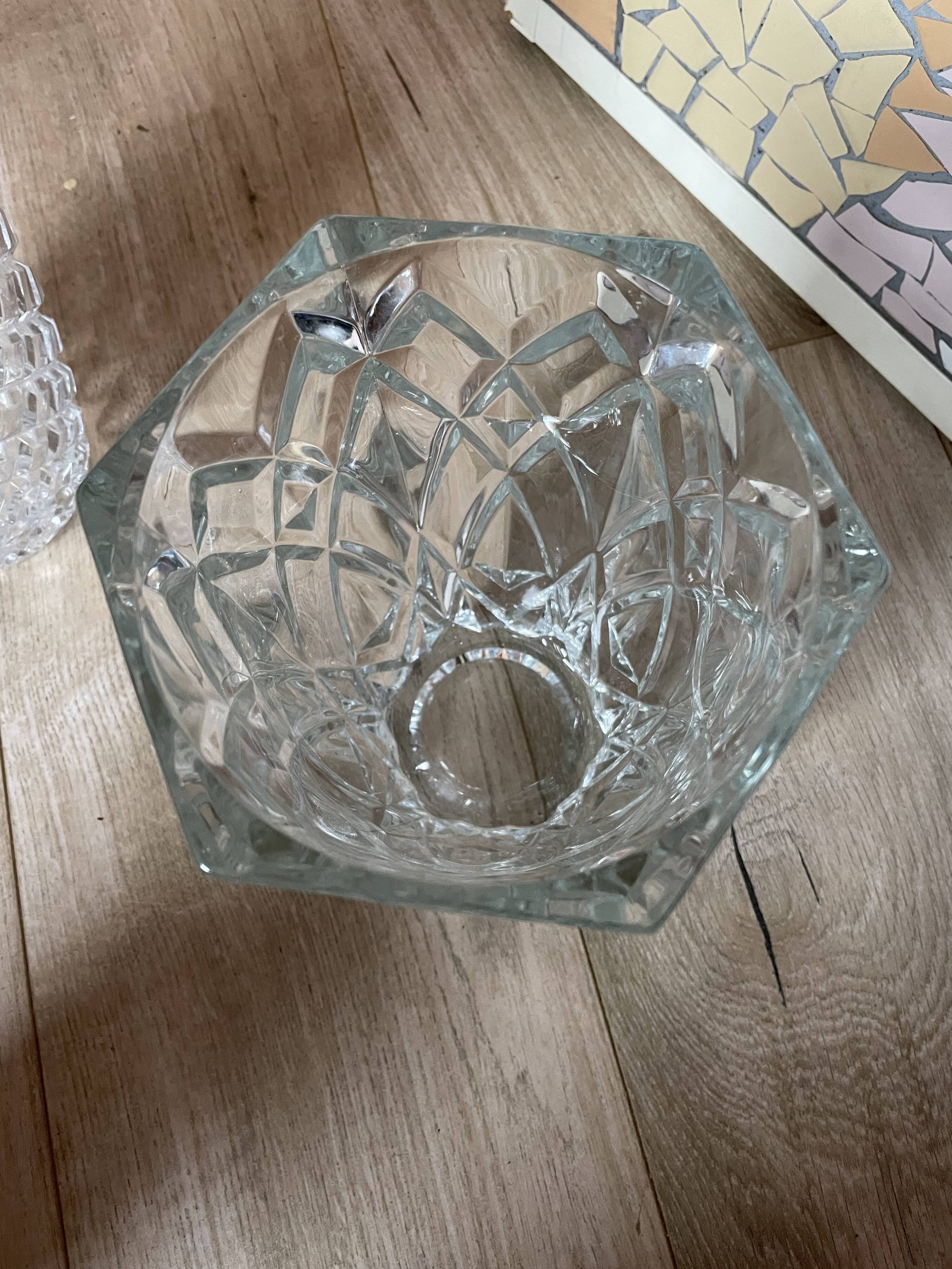 Glass vase Made In France