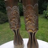 Shell vase engraved Alsace/Lorraine