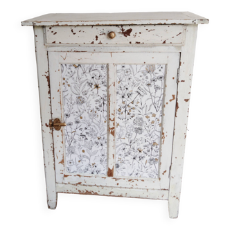 Parisian wooden buffet, vintage, kitchen buffet, chest of drawers