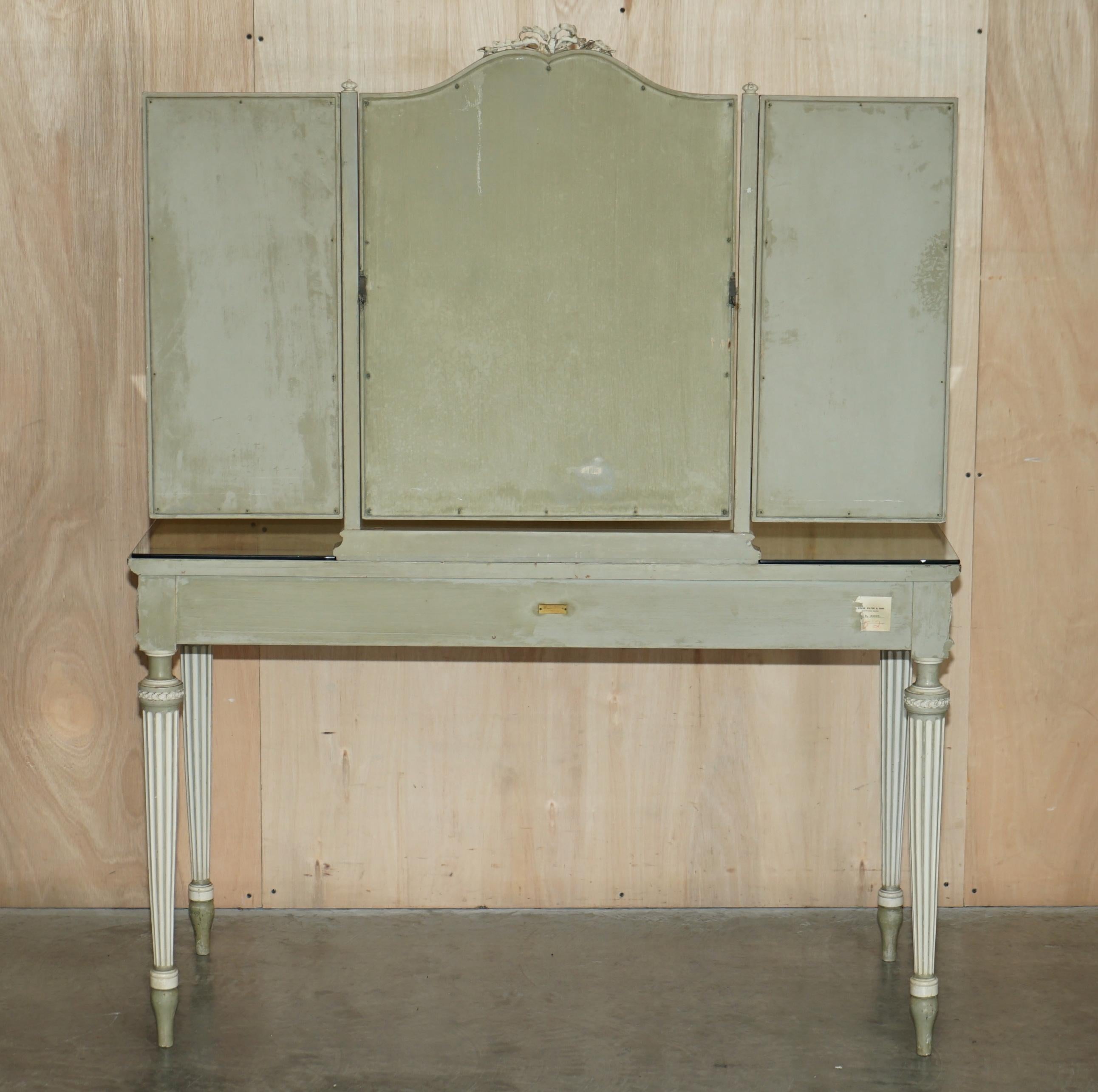 Vintage hairdresser stamped Mellier & Co.