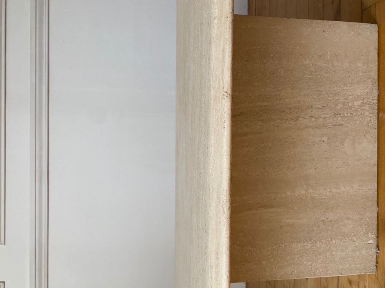 Vintage travertine coffee table