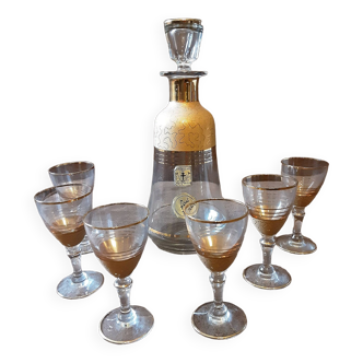 Hartzviller crystal liqueur service