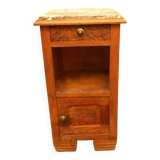 Marble top bedside