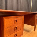 Double-sided desk by Arne Vodder, Brouer Møbelfabrik, Denmark, 1960s