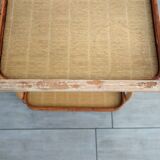 Rattan bar trolley from the 60s