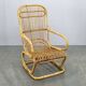 Fauteuil en rotin italien des années 1960.