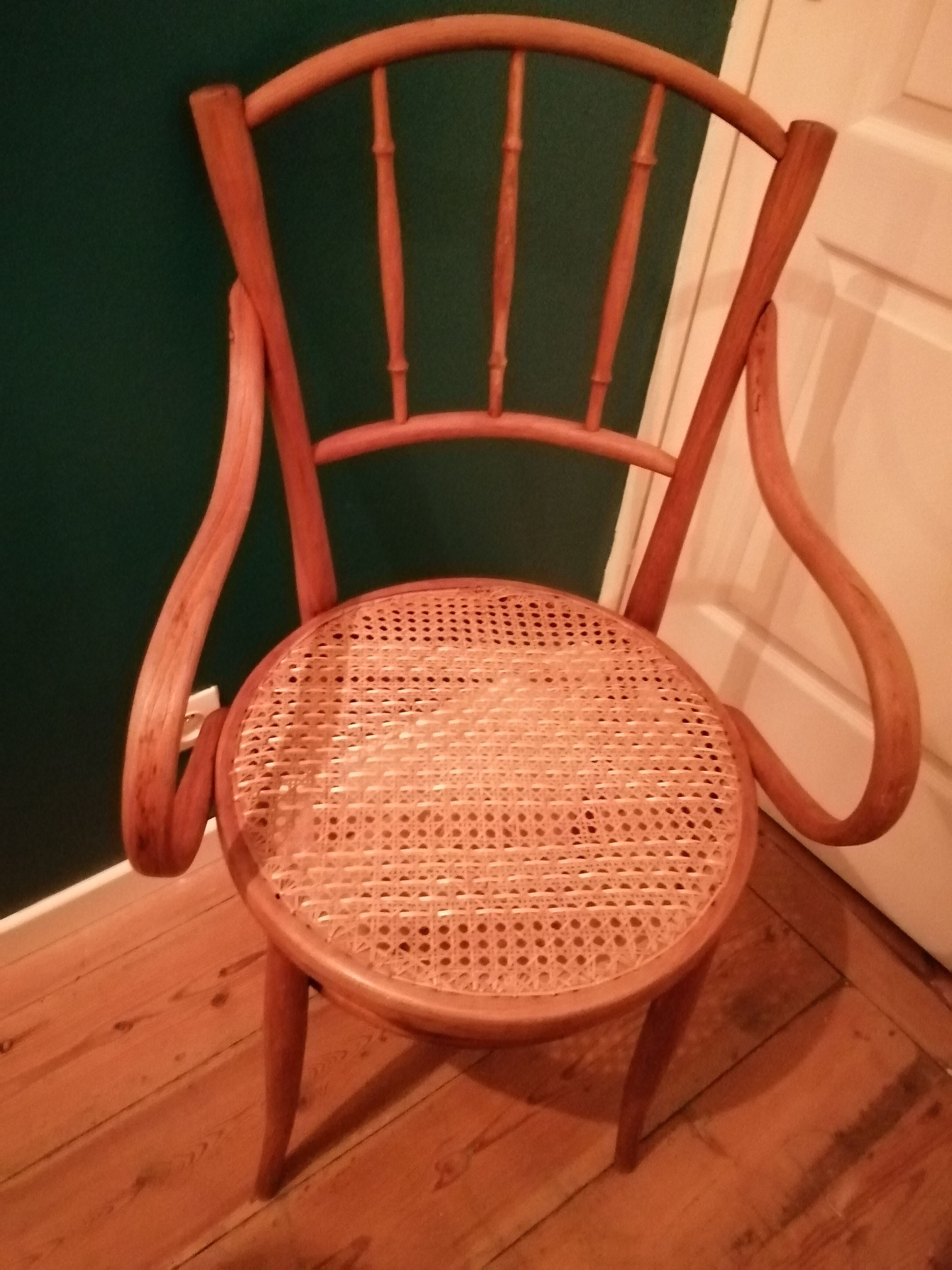 Fauteuil canné