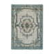 Hand-Knotted Antique Turkish 1970s 220 cm x 310 cm Blue Carpet