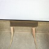 Green scottish fabric case with key