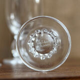 Lot of 5 glasses with digestive lalique france