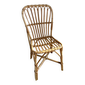 Rattan and bamboo chair from the 50s/60s.