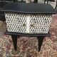 Chevet ou meuble d’appoint vintage  noir et blanc