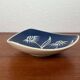 Pottery bowl studio model 2071 Danish modern mid-century with floral design by Søholm, 1960s.
