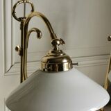 Pairs of desk or mood lamps