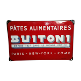 Enamelled plate BUITONI