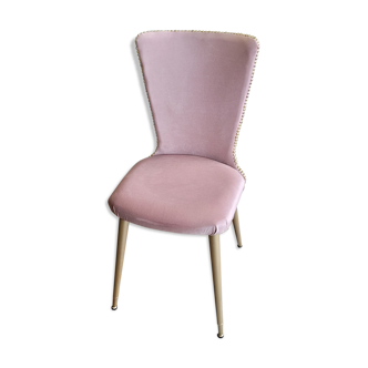 Vintage Scandinavian powder pink chair