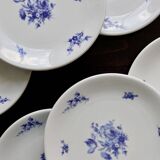 6 assiettes à dessert vintage – Porcelaine de Baudour